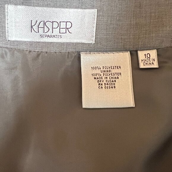 Kasper Charcoal Pencil Skirt - Picture 11 of 11